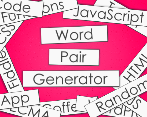 word pair generator